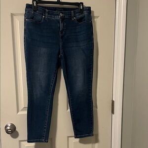 Talbots Simply Flattering Collection Crop Blue Women's Jeggings Jeans size 10P